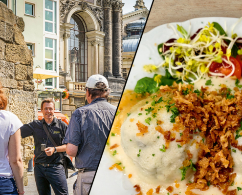 Stadtführung durch die Dresdner Altstadt und sächsisches Abendessen