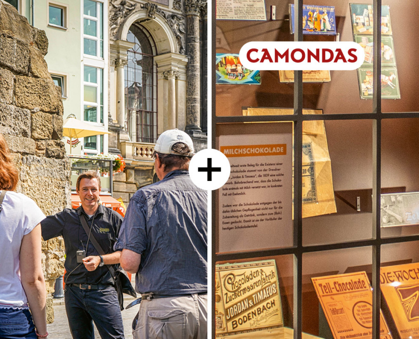 Stadtführung Dresden und Camondas Schokoladenmuseum Dresden