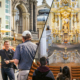 Bildcollage Stadtrundgang durch die Dresdner Altstadt und Blick von den Emporen in die Frauenkirche