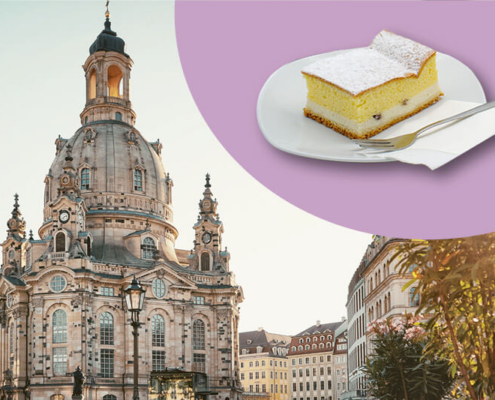 Food Tour Dresden – Eierscheckencheck mit Herz(haftem) Frauenkirche plus Eierschecke ist gleich Food Tour