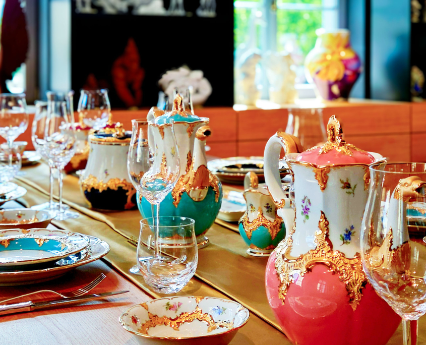 Tafelservice aus Meissener Porzellan im MEISSEN Signature Store